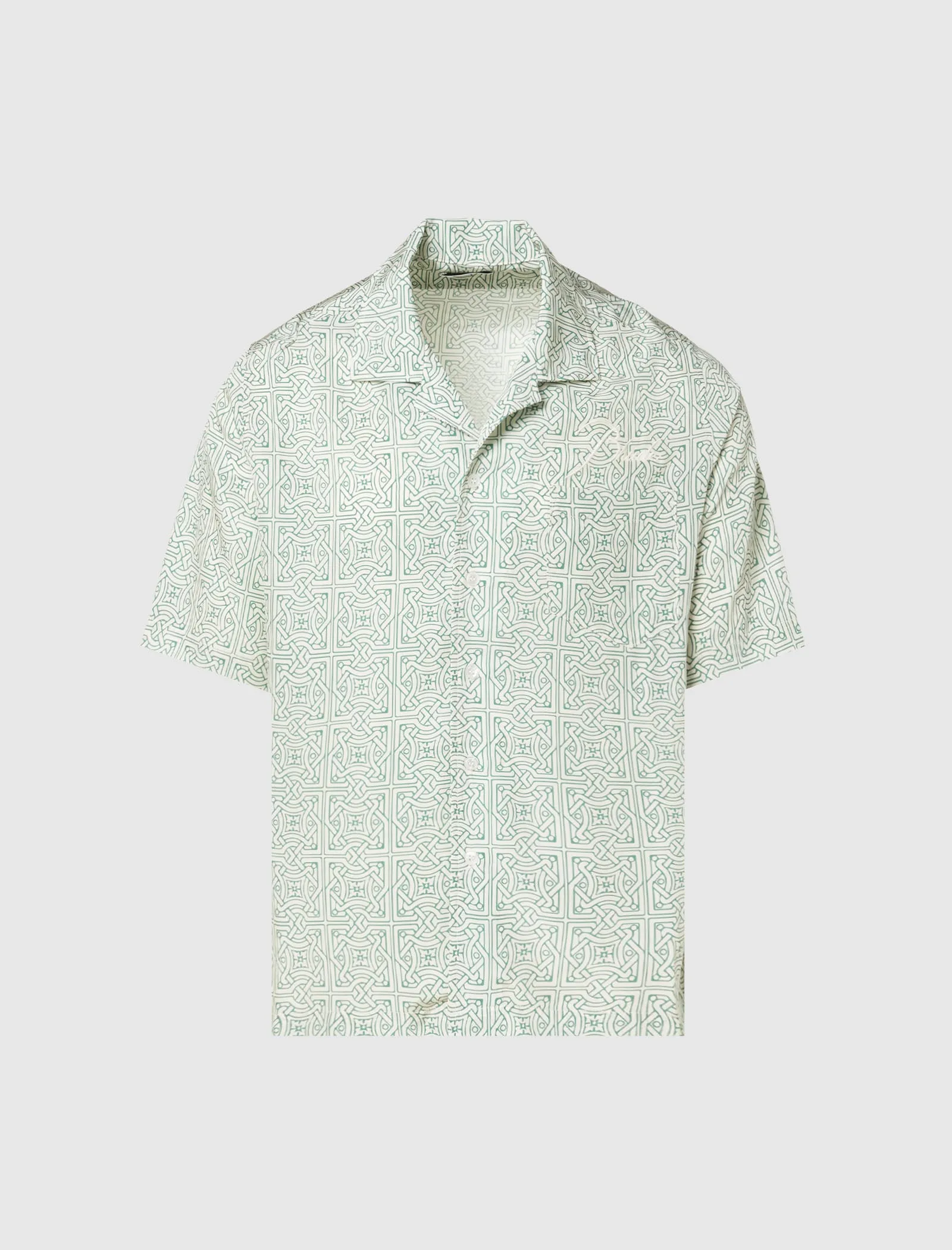 CHEMISE EN SOIE CRAVATE