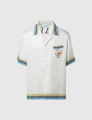 CHEMISE À COL CUBAIN MANCHES COURTES