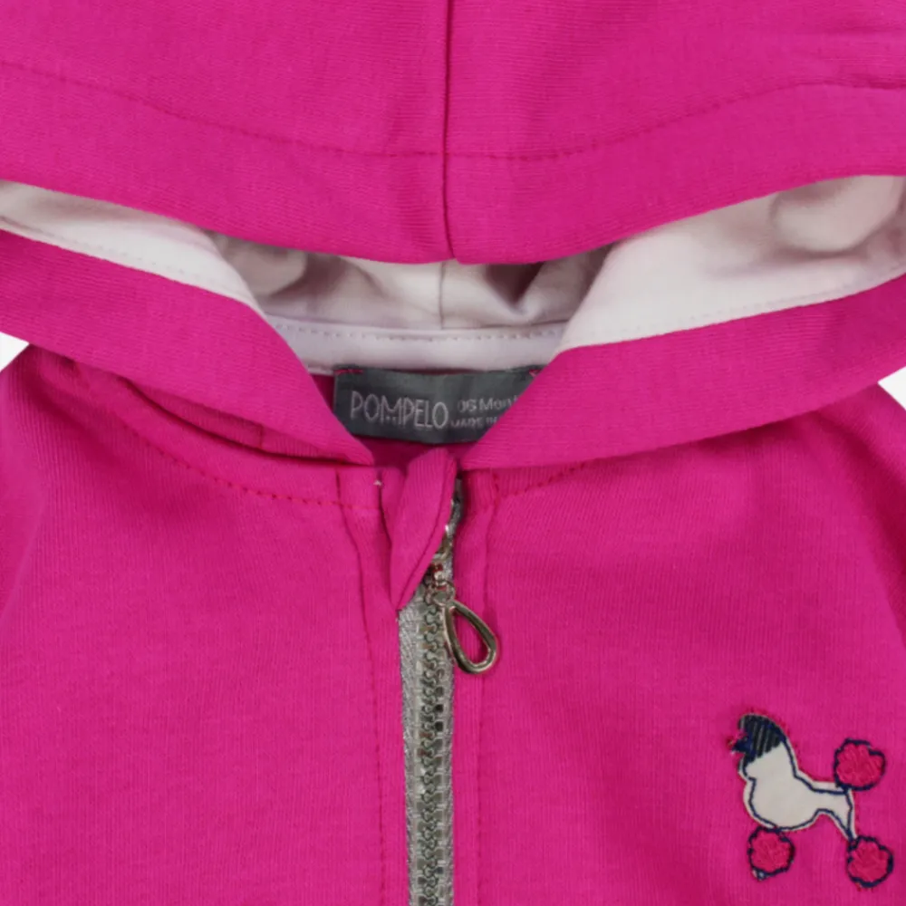 Mignon Pull à Capuche à Manches Longues en Poodle