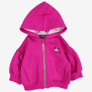 Mignon Pull à Capuche à Manches Longues en Poodle