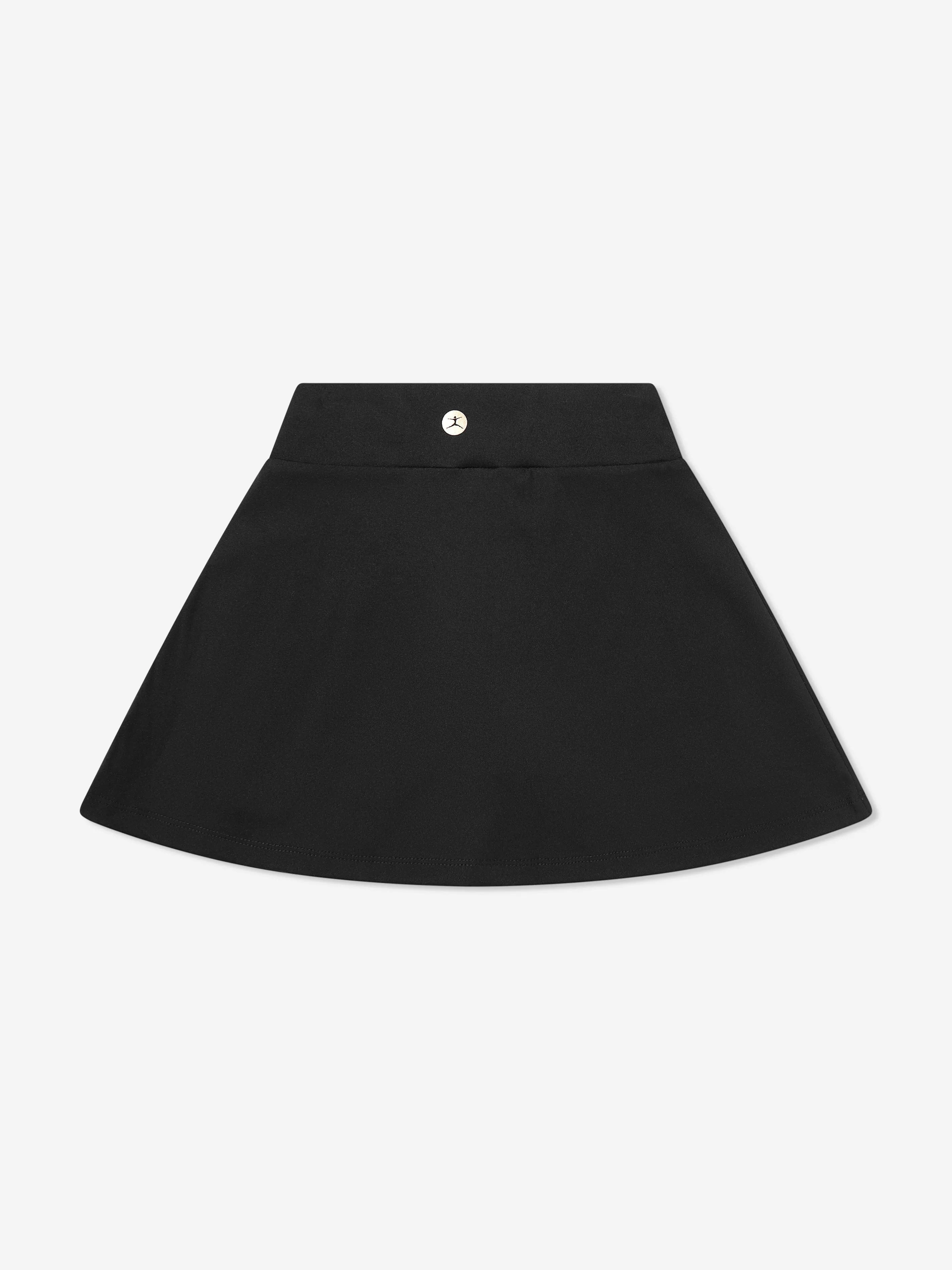 Jupe-Short de Tennis à Devant Croisé Danskin pour Filles en Noir