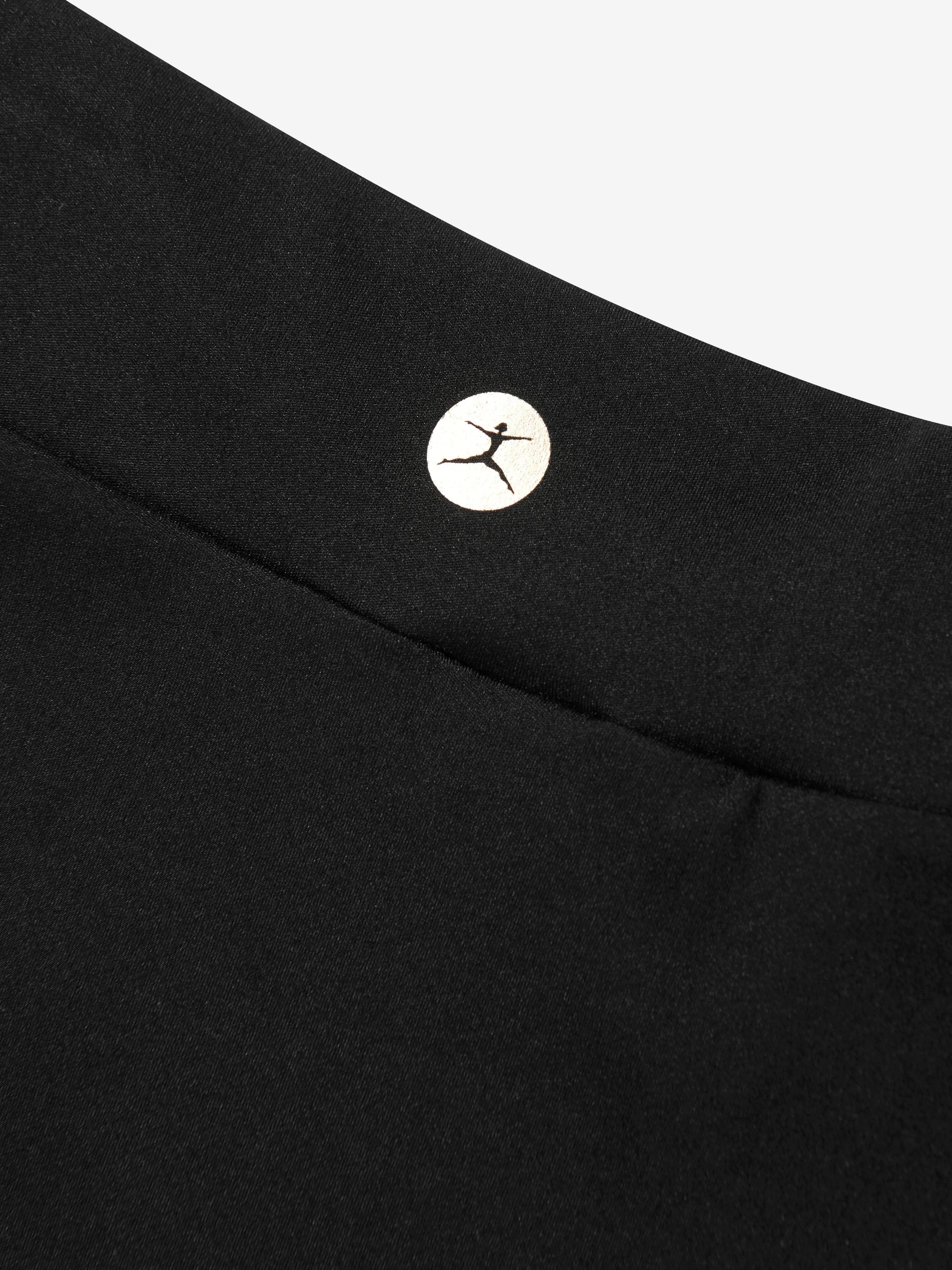 Jupe-Short de Tennis à Devant Croisé Danskin pour Filles en Noir