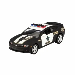 Voiture de police Chevy Camaro en métal injecté