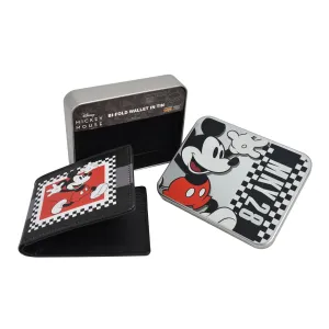 Portefeuille vintage pliable Mickey Mouse de Disney dans une boîte métallique décorative, Chaussures Multi ecco