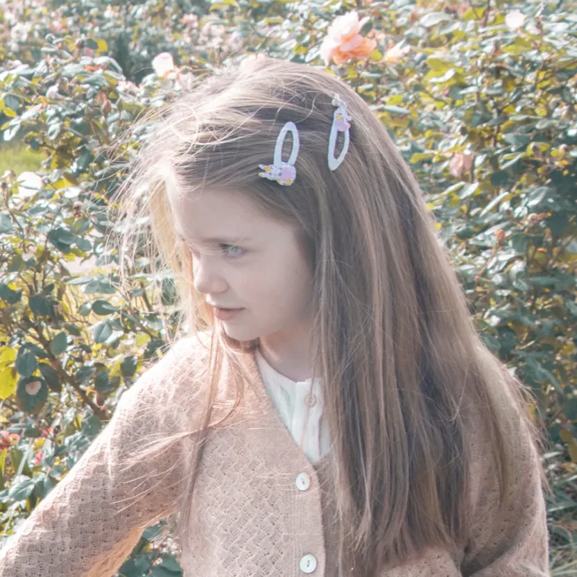 Barrettes Ditsy Hoppy Bunny par Rockahula Kids