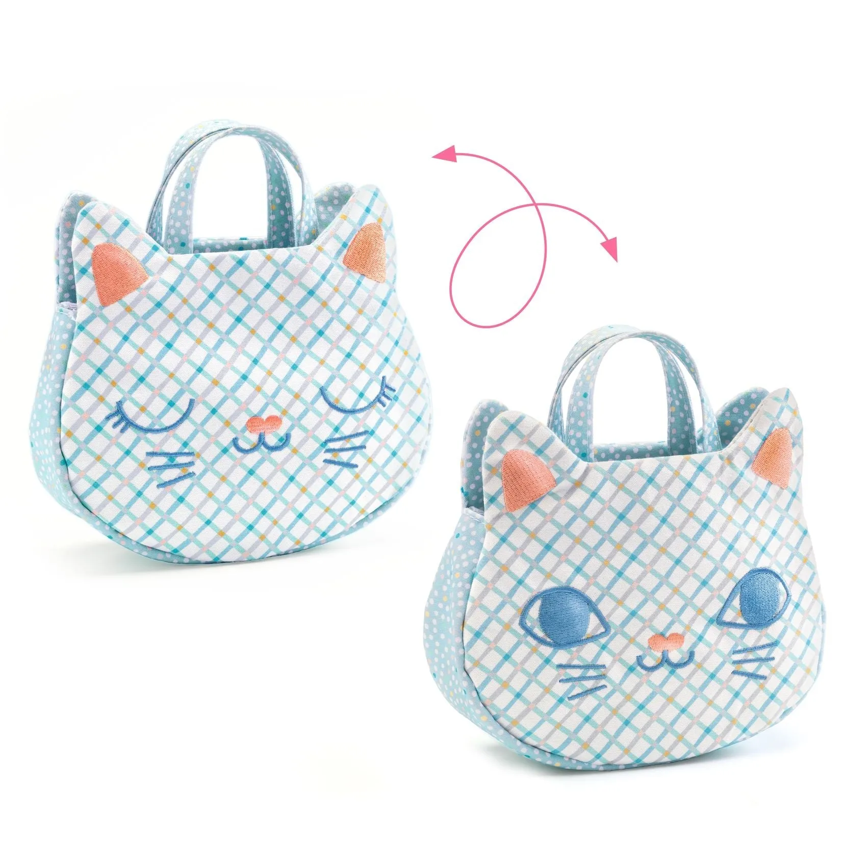Djeco : Sac bébé chat d'imitation