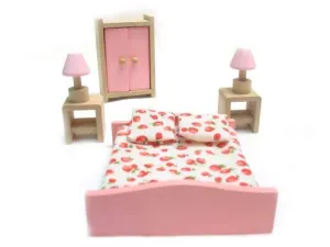 Ensemble de Meubles de Chambre de Poupée