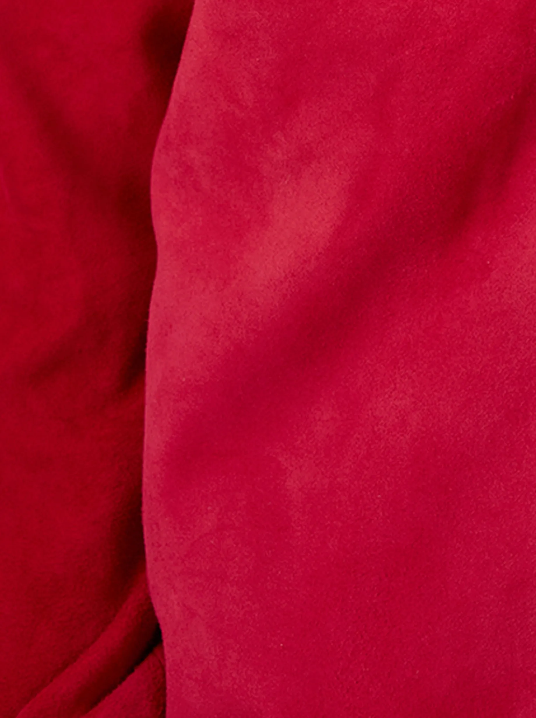 Dori surchemise en suédine fuchsia