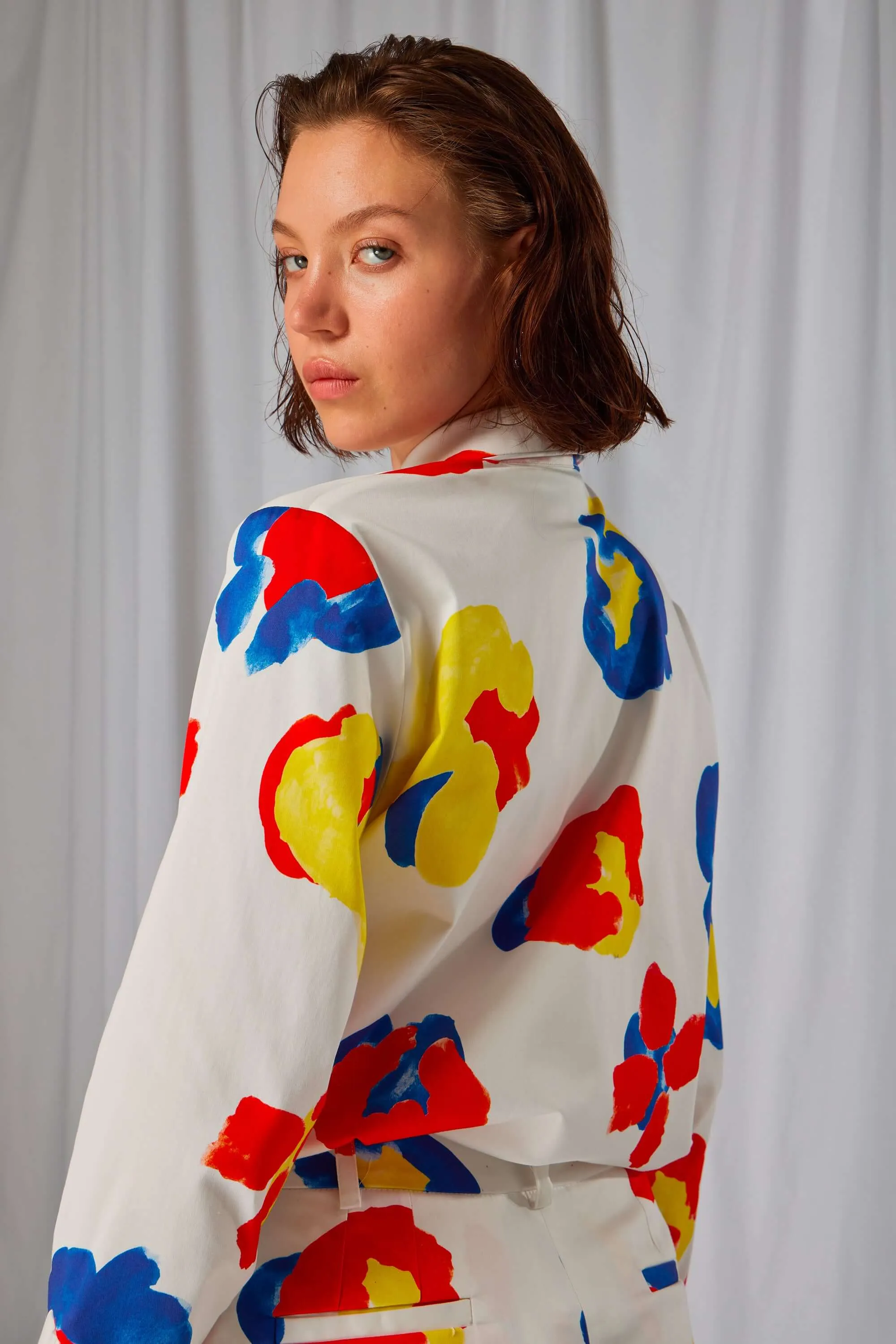 Chemise Dori en imprimé Primary