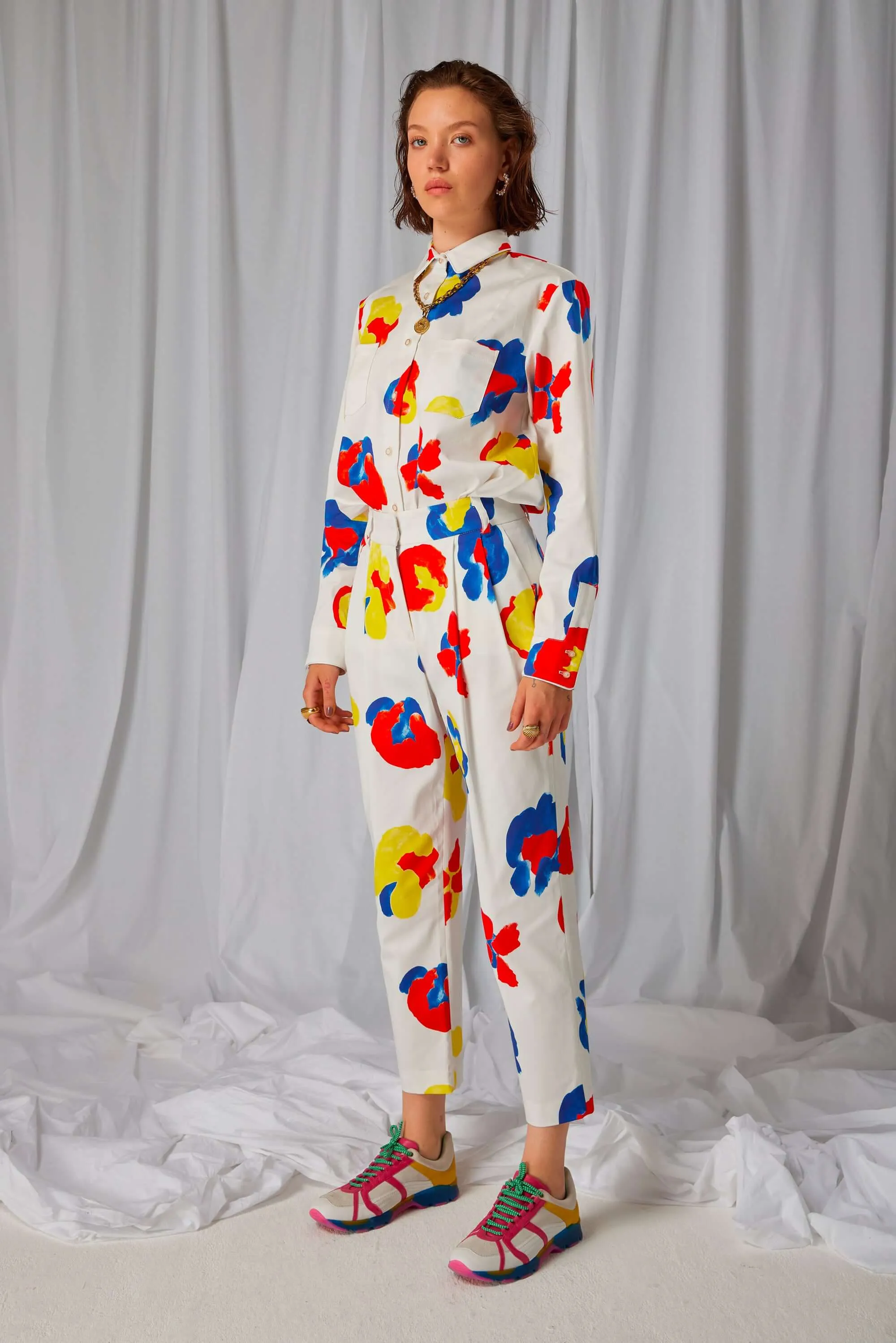 Chemise Dori en imprimé Primary