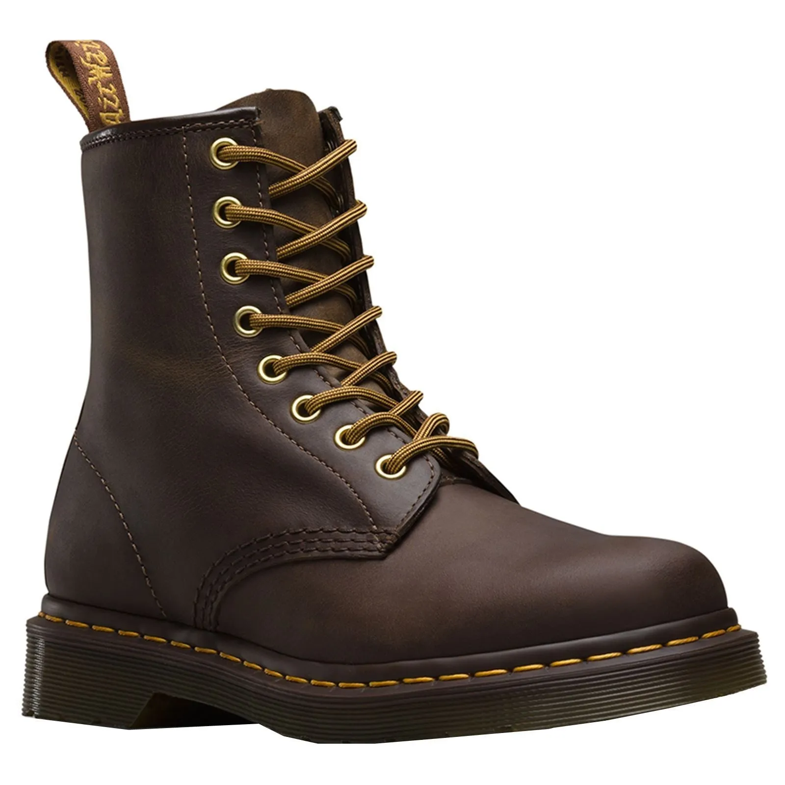 Bottes chevilles unisex Dr. Martens 1460 en cuir Crazy Horse
