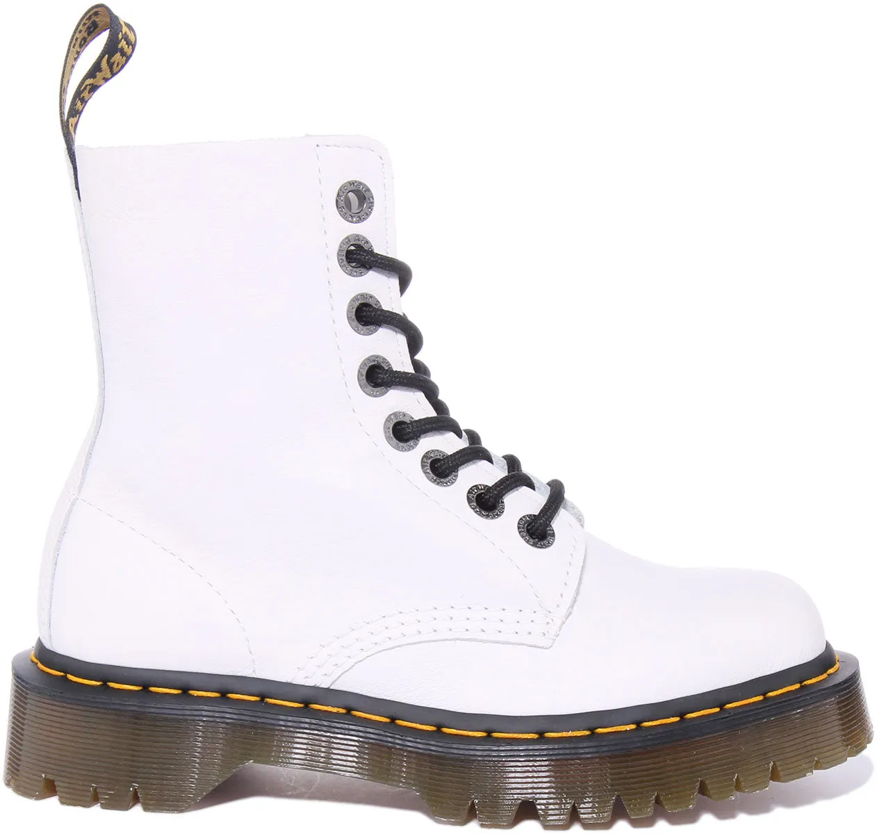 Dr Martens 1460 Pascal Bex En Blanc Pour Femme Chaussures Dr Martens