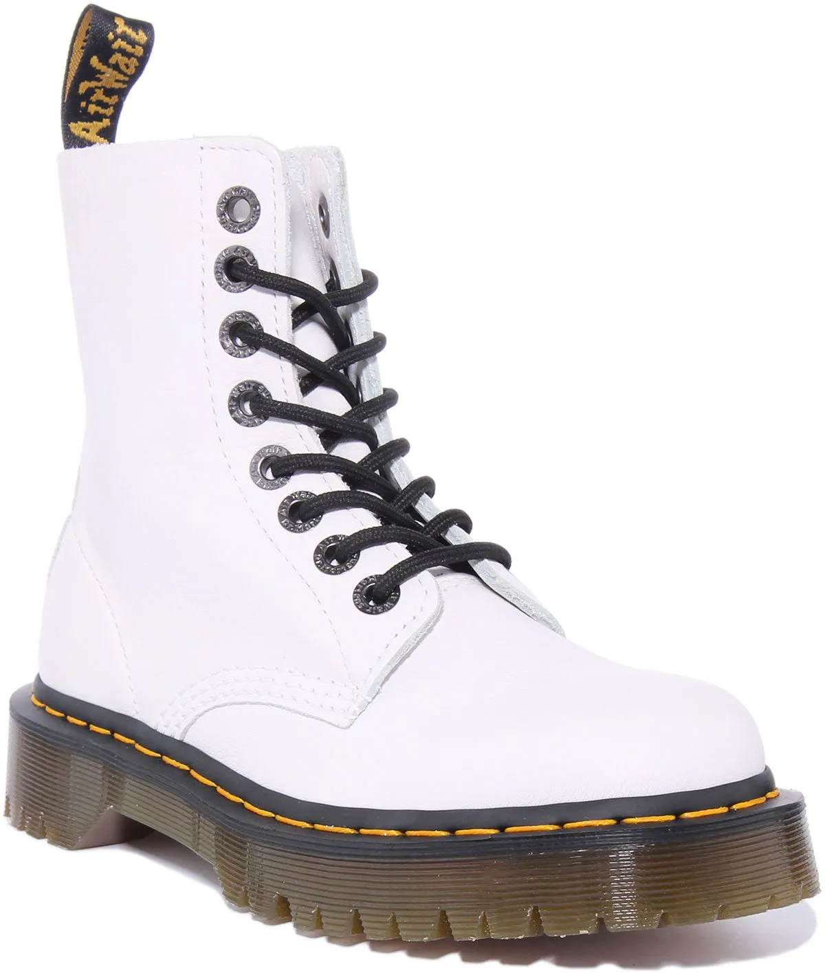 Dr Martens 1460 Pascal Bex En Blanc Pour Femme Chaussures Dr Martens