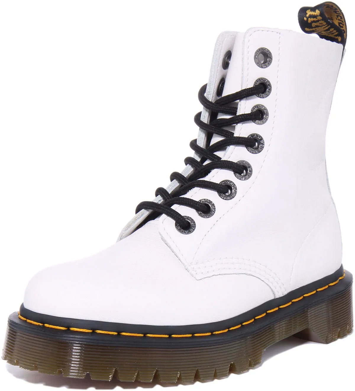 Dr Martens 1460 Pascal Bex En Blanc Pour Femme Chaussures Dr Martens