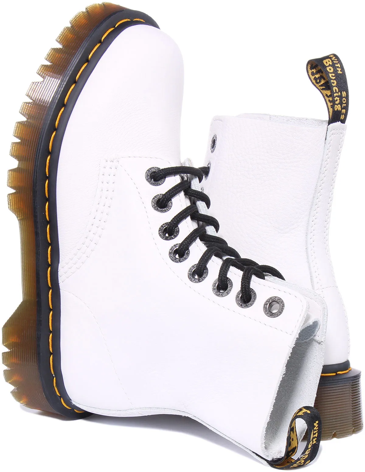 Dr Martens 1460 Pascal Bex En Blanc Pour Femme Chaussures Dr Martens