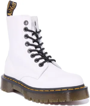 Dr Martens 1460 Pascal Bex En Blanc Pour Femme Chaussures Dr Martens