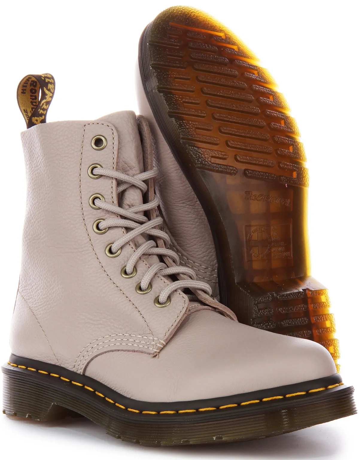 Dr Martens 1460 Pascal en taupe pour femmes Chaussures Dr Martens
