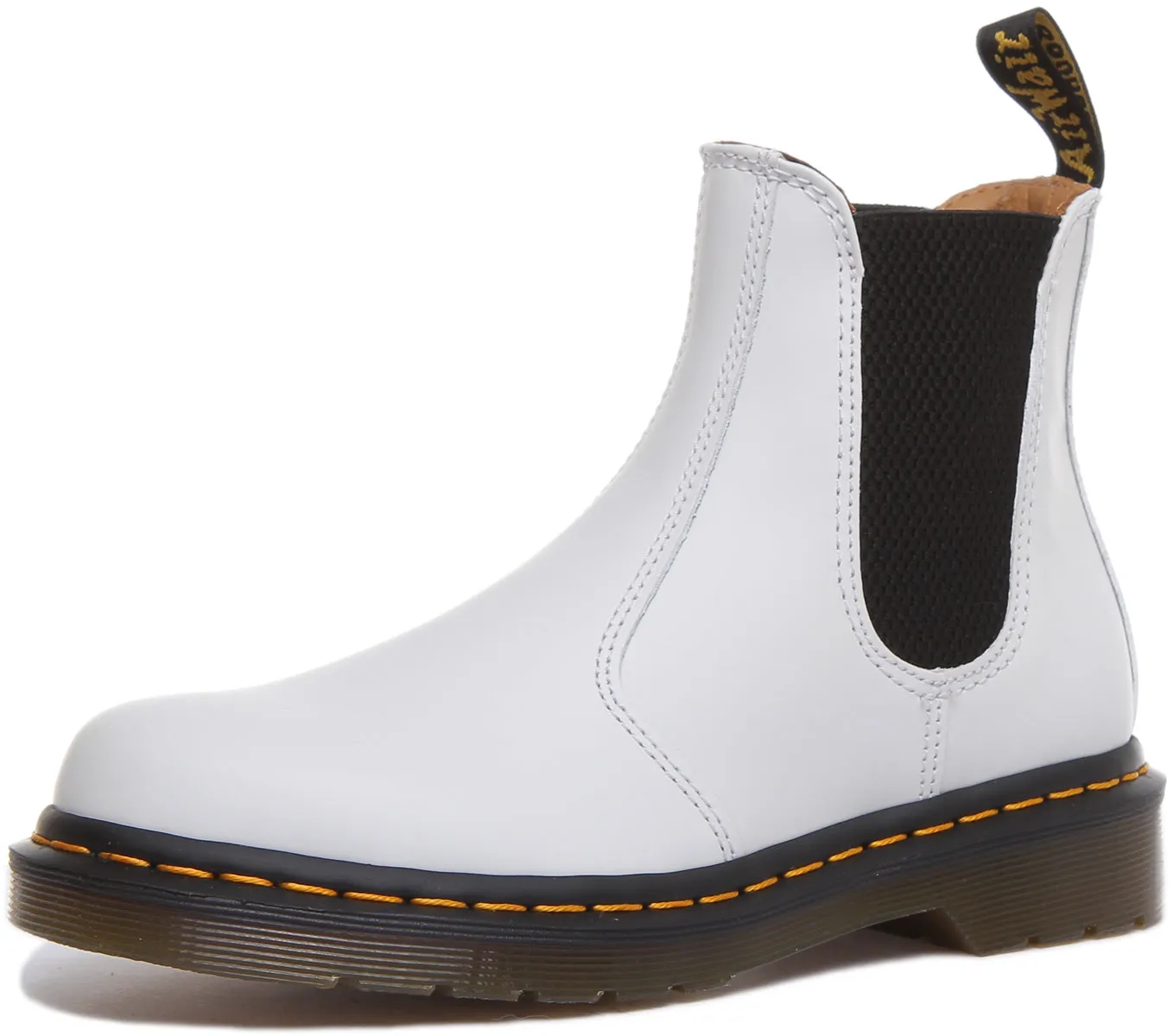 Dr Martens 2976 Ys En Blanc Pour Femme Chaussures Dr Martens
