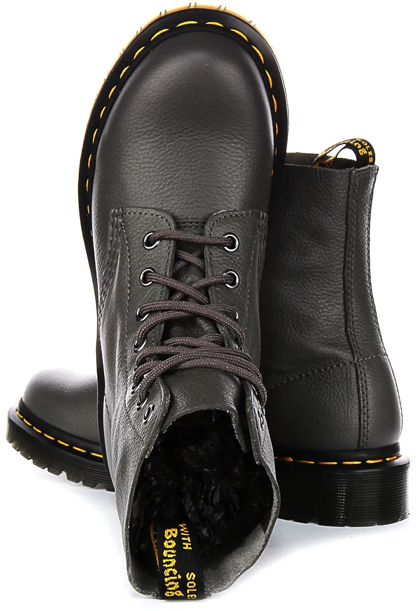 Dr Martens Pascal en gris foncé pour femmes - Chaussures Dr Martens