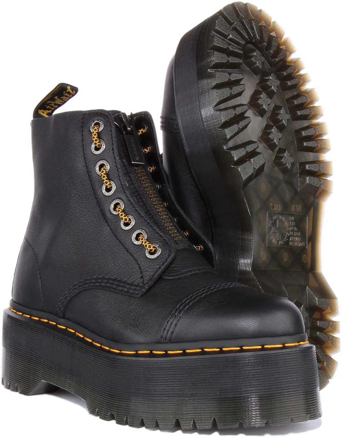 Dr Martens Sinclair Max Plateforme Noir Pour Femme Chaussures Dr Martens