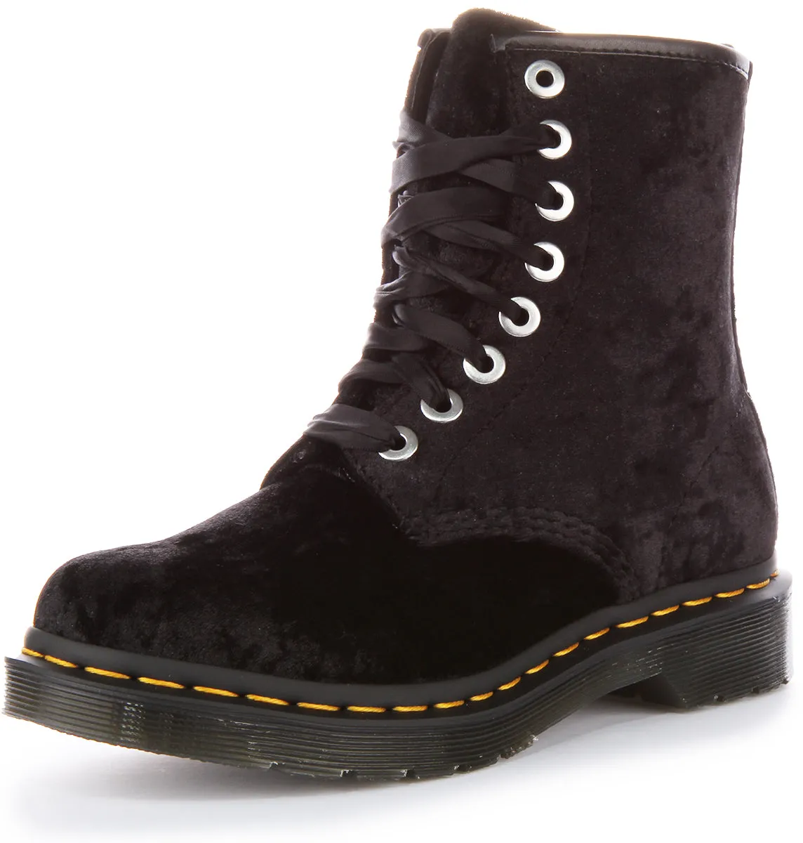 Dr Martens Vegan 1460 En Noir Pour Femme Chaussures Dr Martens