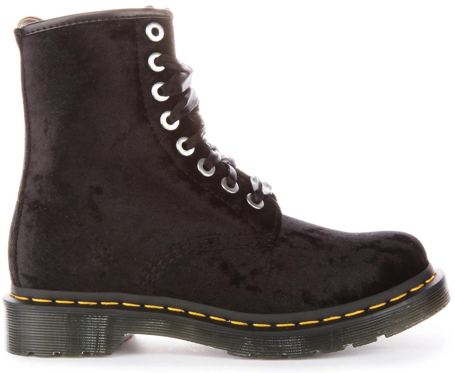 Dr Martens Vegan 1460 En Noir Pour Femme Chaussures Dr Martens