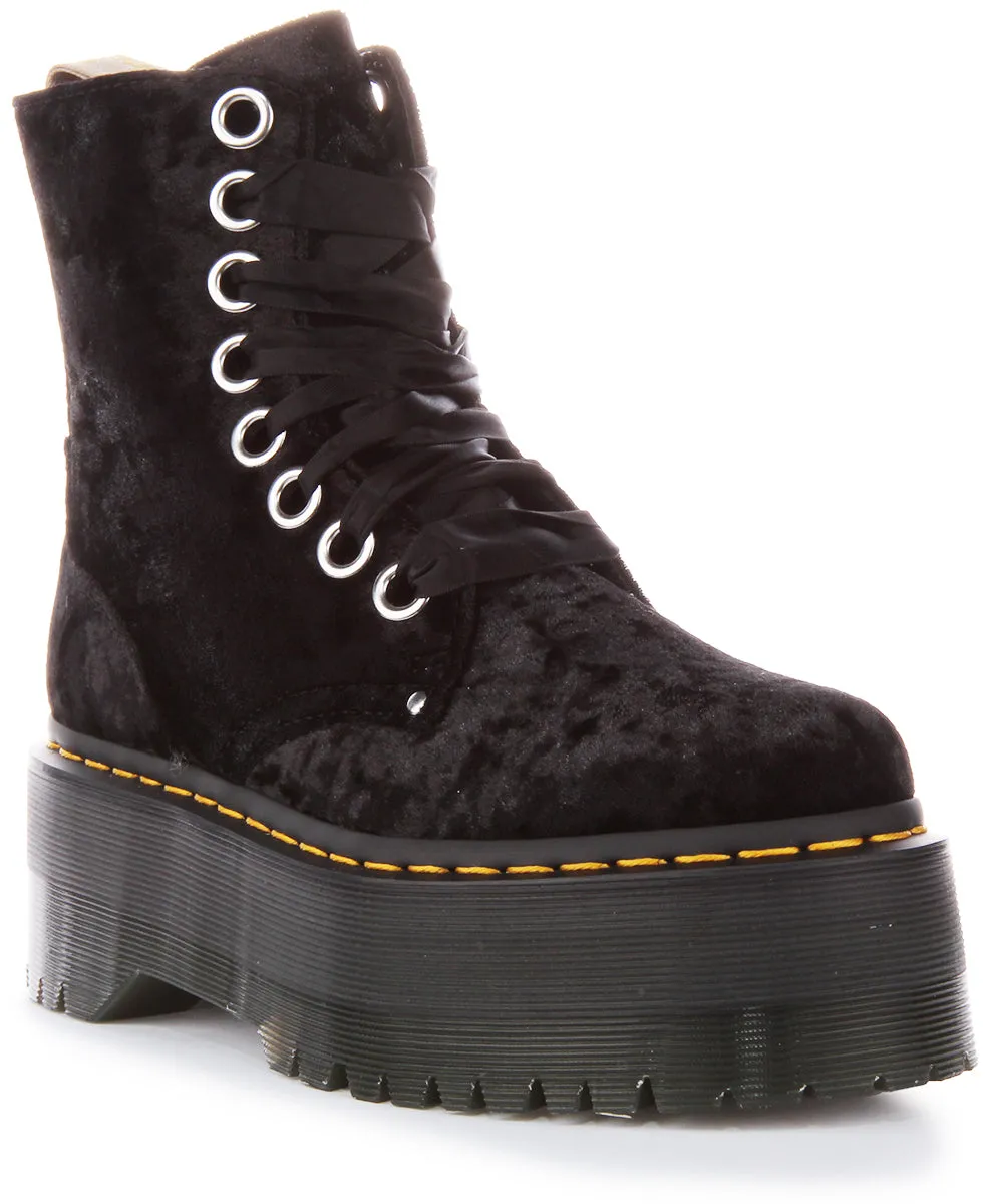 Dr Martens Vegan Jadon Max Noir Pour Femme Chaussures Dr Martens