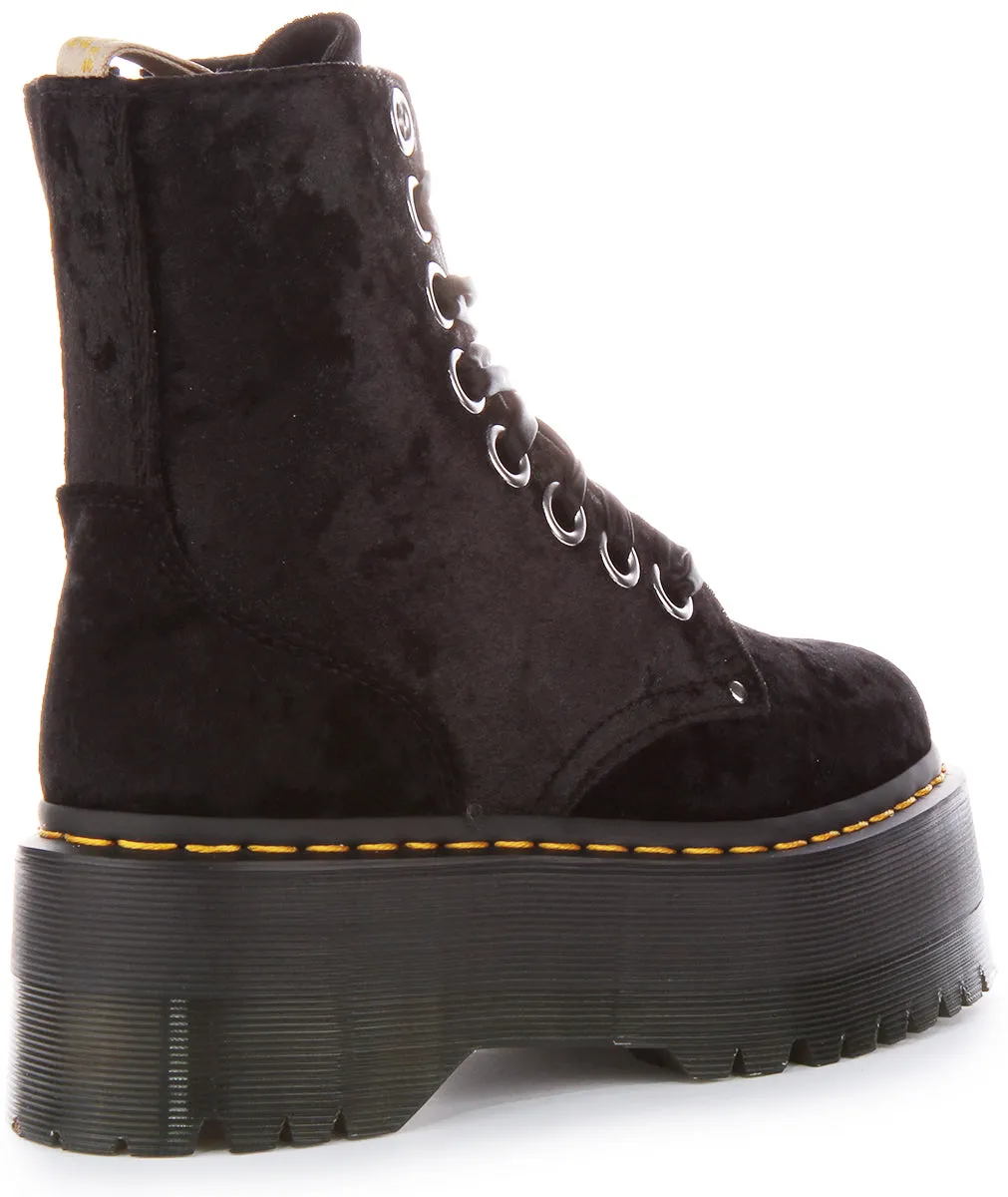 Dr Martens Vegan Jadon Max Noir Pour Femme Chaussures Dr Martens