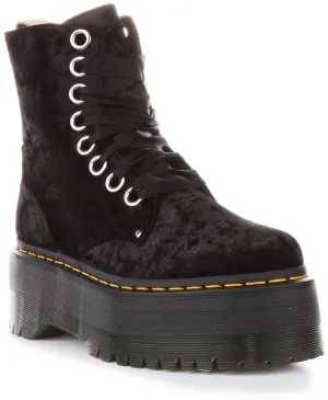 Dr Martens Vegan Jadon Max Noir Pour Femme Chaussures Dr Martens