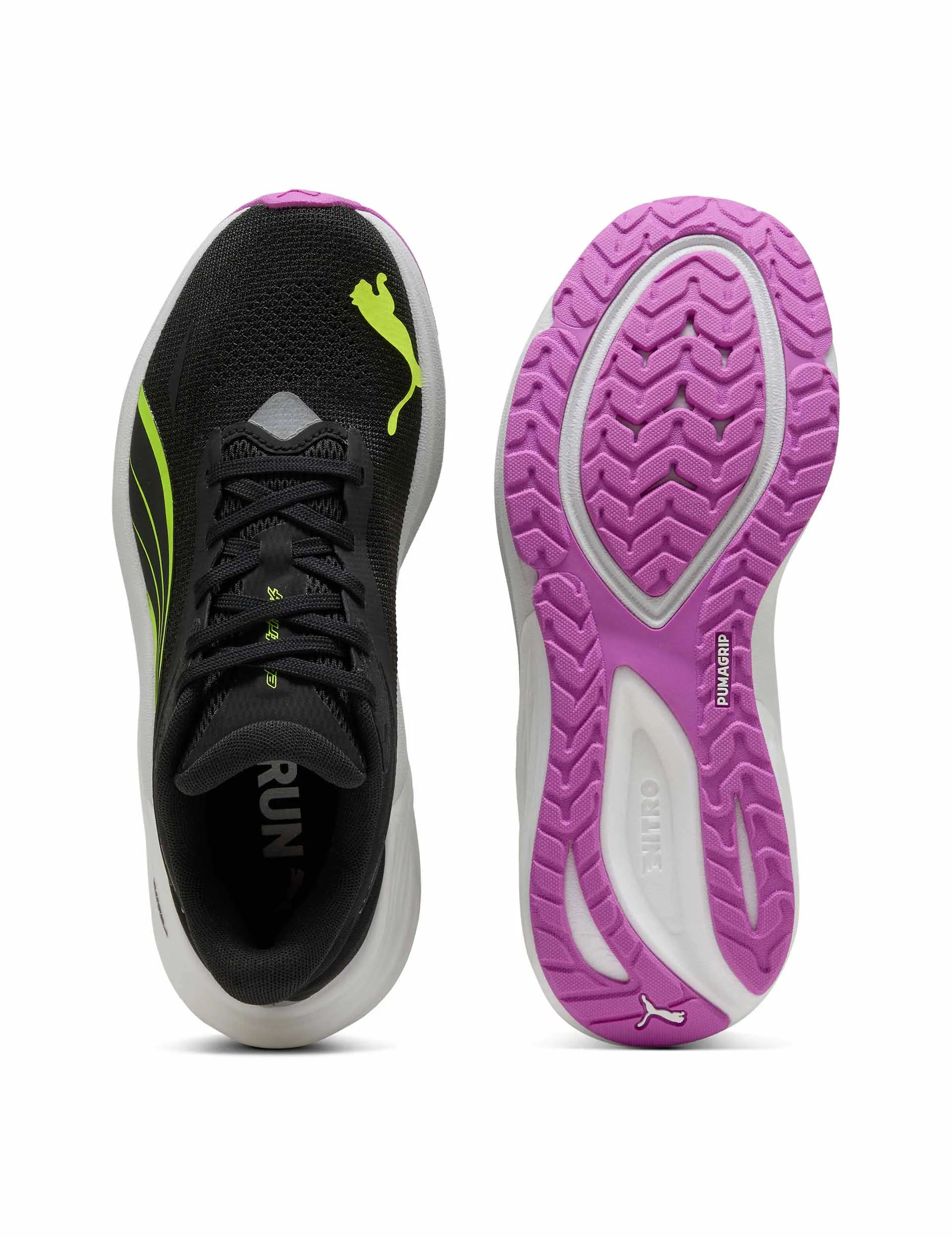 Chaussures de course Electrify NITRO 4 - Noir/Alerte Jaune