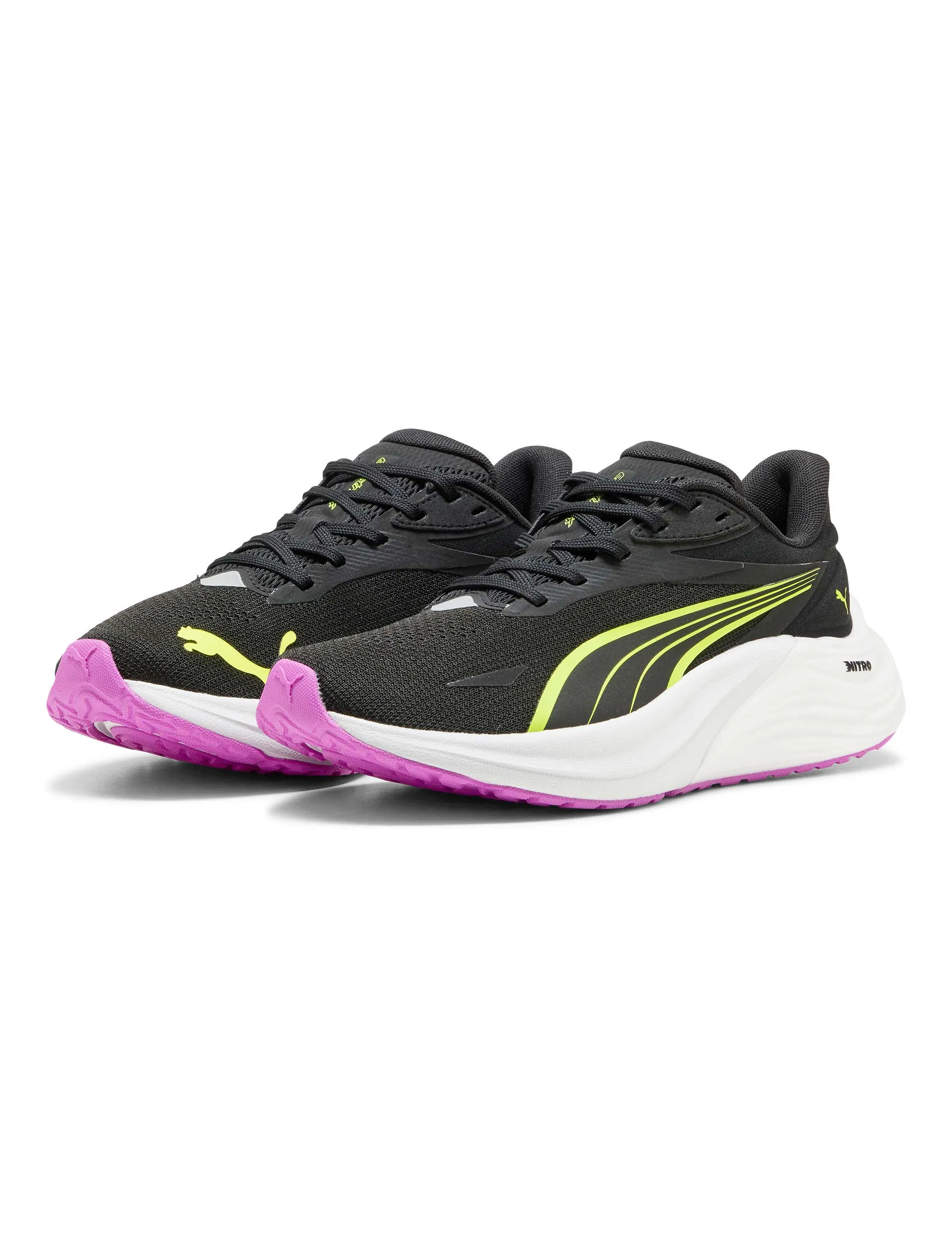 Chaussures de course Electrify NITRO 4 - Noir/Alerte Jaune