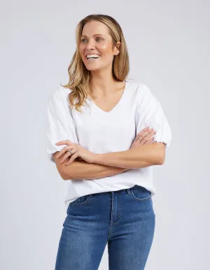 T-shirt Elm Joy Printemps-Été Blanc