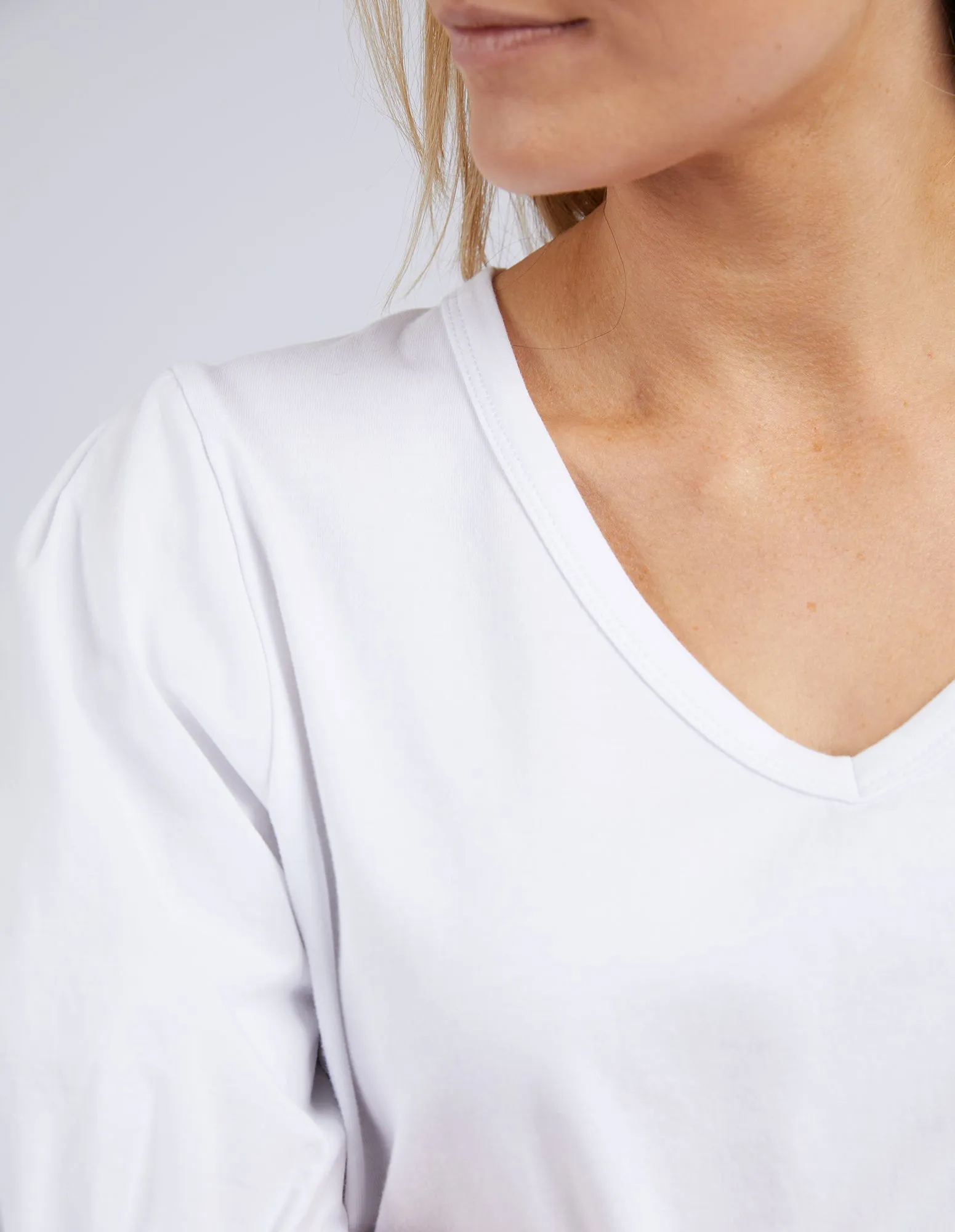 T-shirt Elm Joy Printemps-Été Blanc