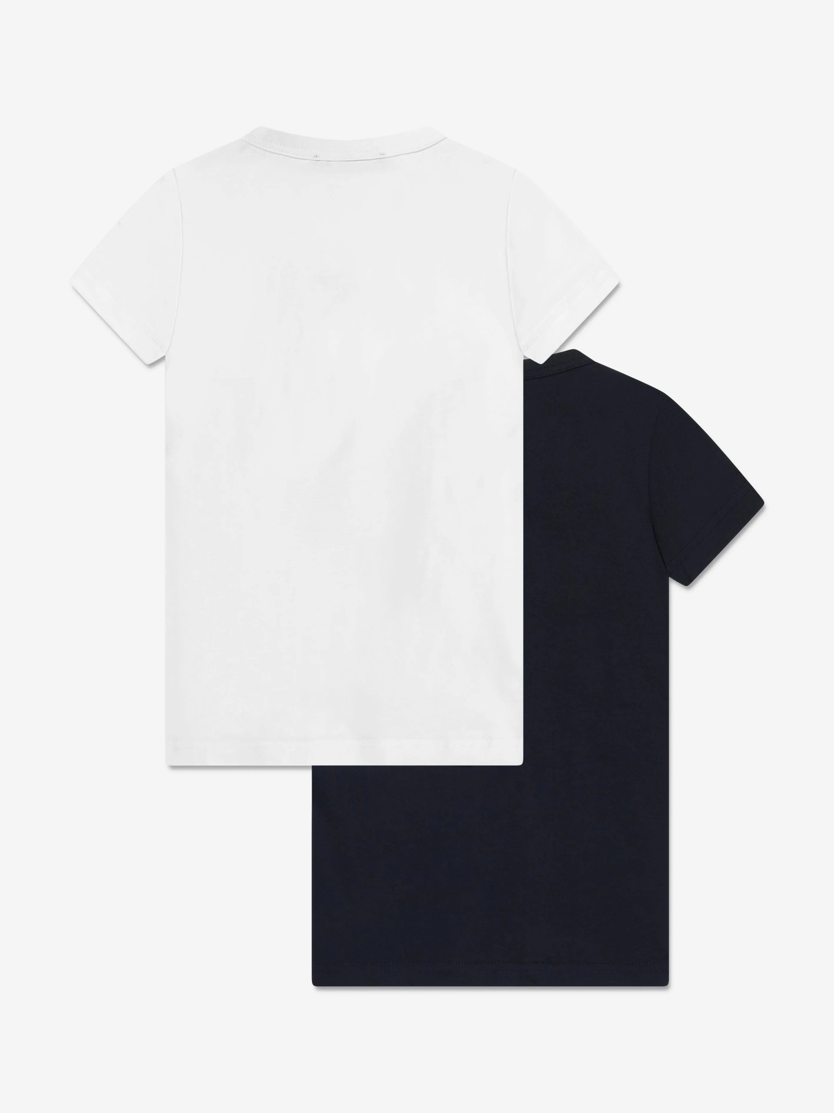 Emporio Armani Ensemble de 2 T-shirts pour Garçons en Bleu Marine