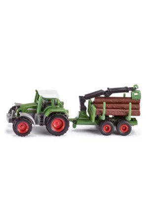 Fendt Favorit 926 avec remorque forestière SIKU 1645