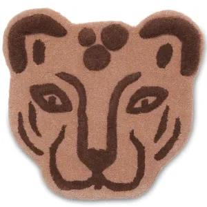 Ferm Living Tapis à motif tête de léopard pour enfants
