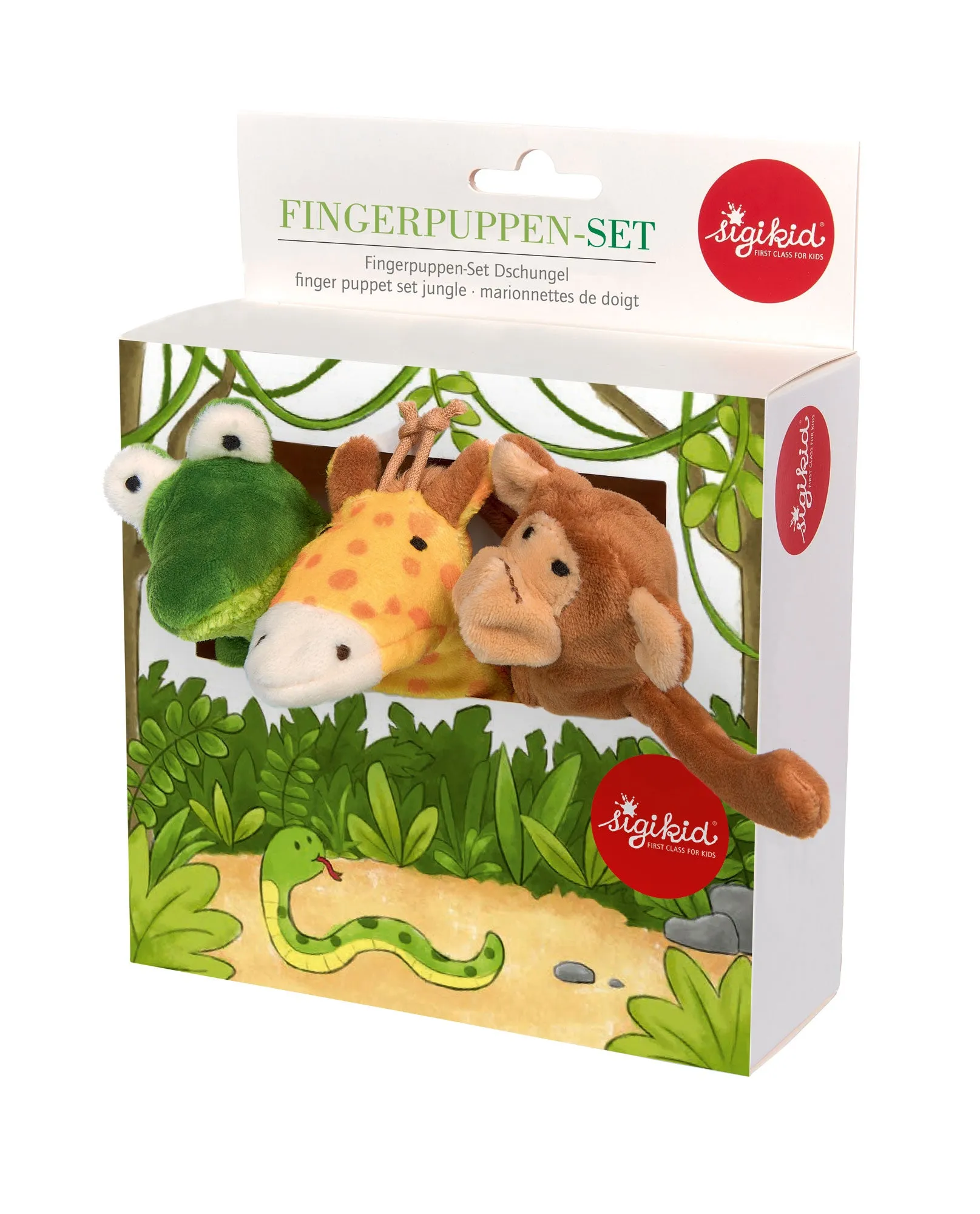 Jeu de marionnettes à doigts : Jungle