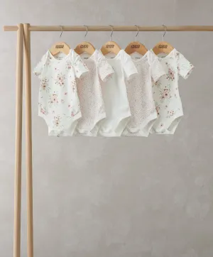 Combinaisons à fleurs (Lot de 5) - Rose