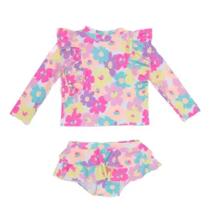 Costume Fluro à Fleurs 4Ans