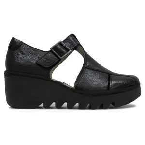 Fly London BURI481FLY Escarpins à Talon Compensé en Simili Cuir pour Femme
