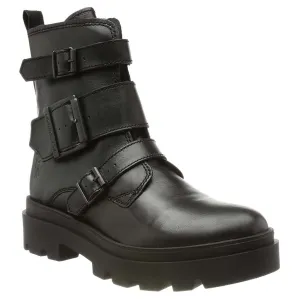 Fly London Jeda817Bottes en cuir pour femmes à boucle à la cheville