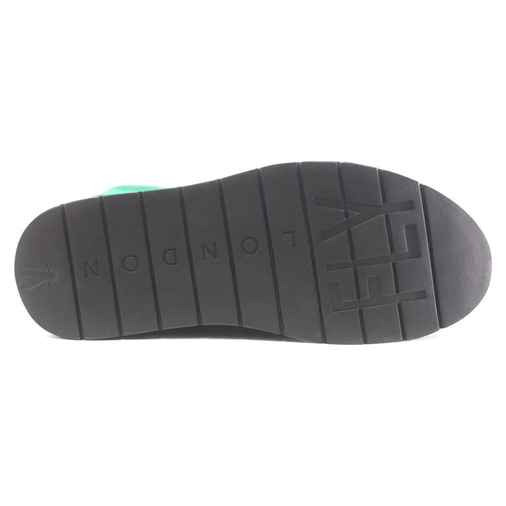 Fly London Rula083Fly Bottes en cuir pour femmes à fermeture éclair mi-mollet