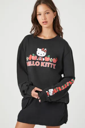 Forever 21 Pullover Femme Hello Kitty Motif Pomme Noir/Multicolore Forever 21