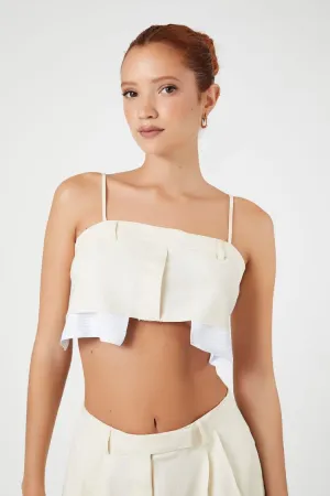 Forever 21 Femmes Bralette Plissé Revisité Sable Forever 21
