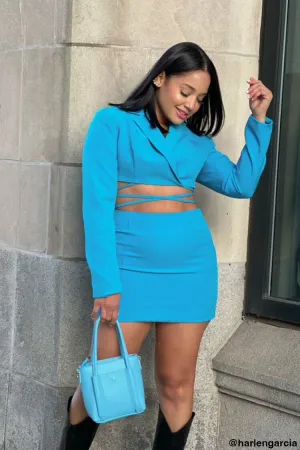 Forever 21 Veste cropped ajustée à fines bretelles pour femme Marina Forever 21