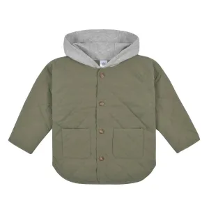 Veste matelassée à capuche verte pour bébé garçon Gerber (12-24 mois) Babykids Gerber