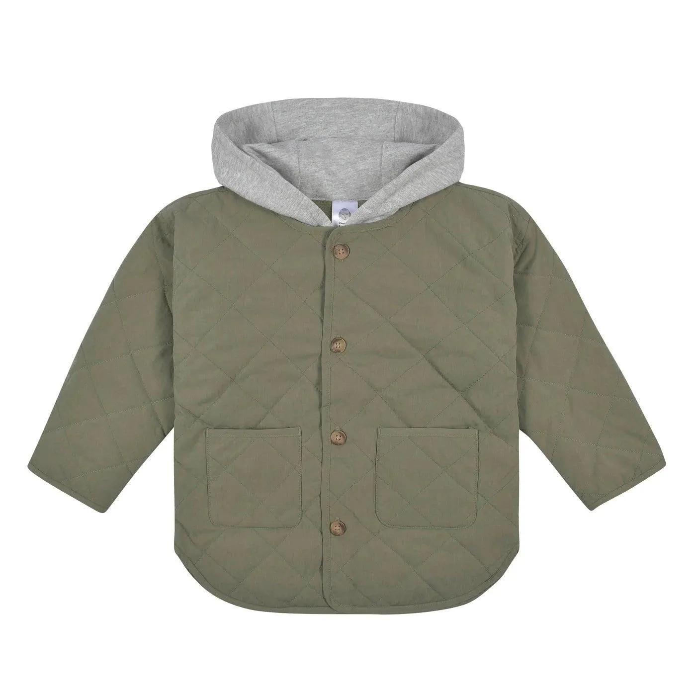 Veste matelassée à capuche verte pour bébé garçon Gerber (12-24 mois) Babykids Gerber