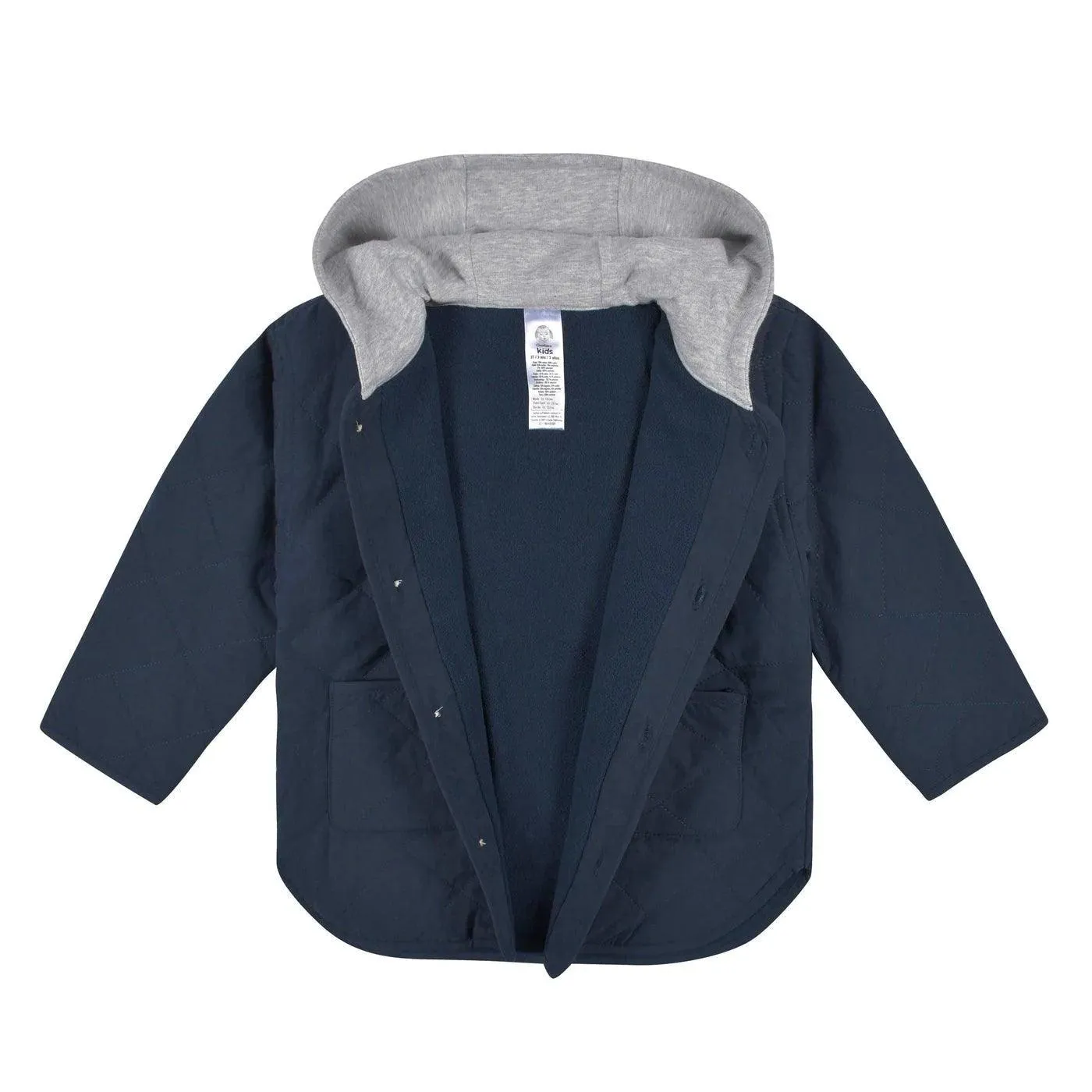 Veste matelassée à capuche Gerber Baby Boys en bleu marine (12-24 mois) Babykids Gerber