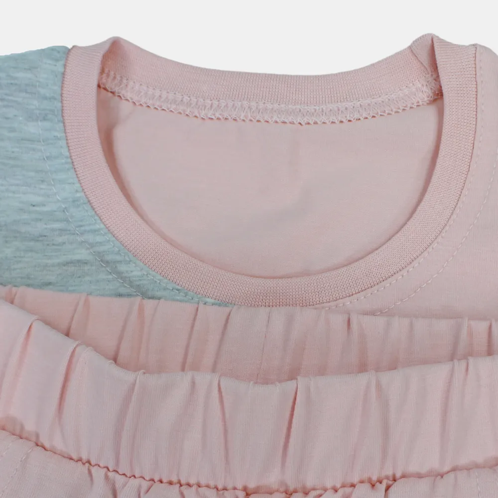 Pyjama court manches Barbie pour filles – Coton