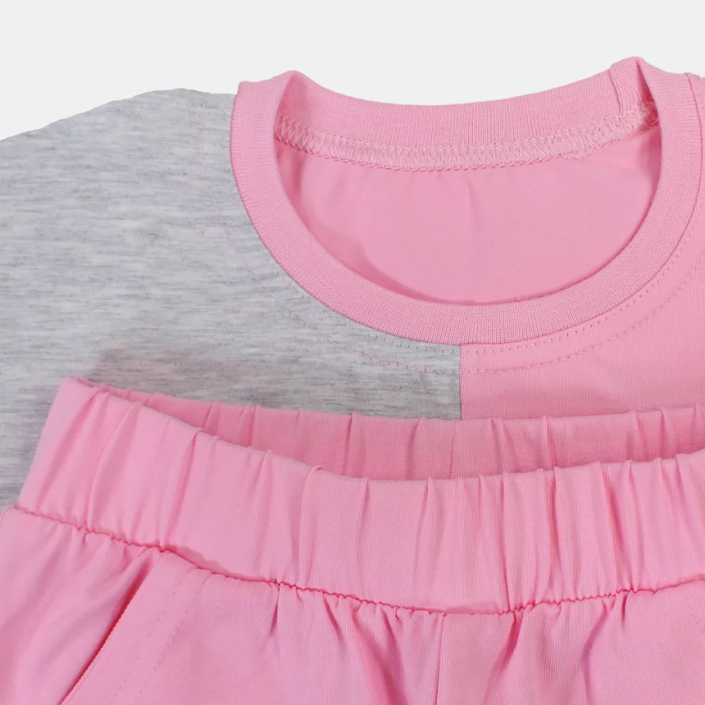 Pyjama court manches Barbie pour filles – Coton